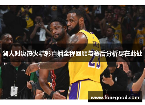 湖人对决热火精彩直播全程回顾与赛后分析尽在此处