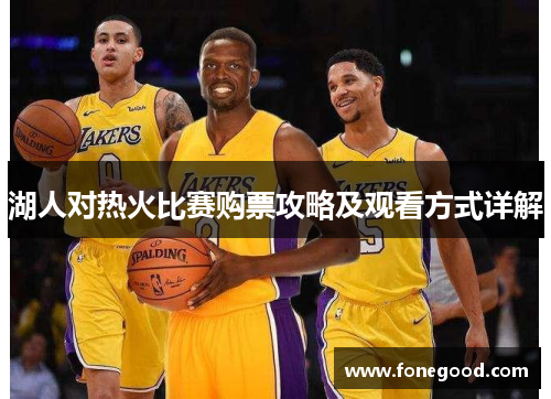 湖人对热火比赛购票攻略及观看方式详解